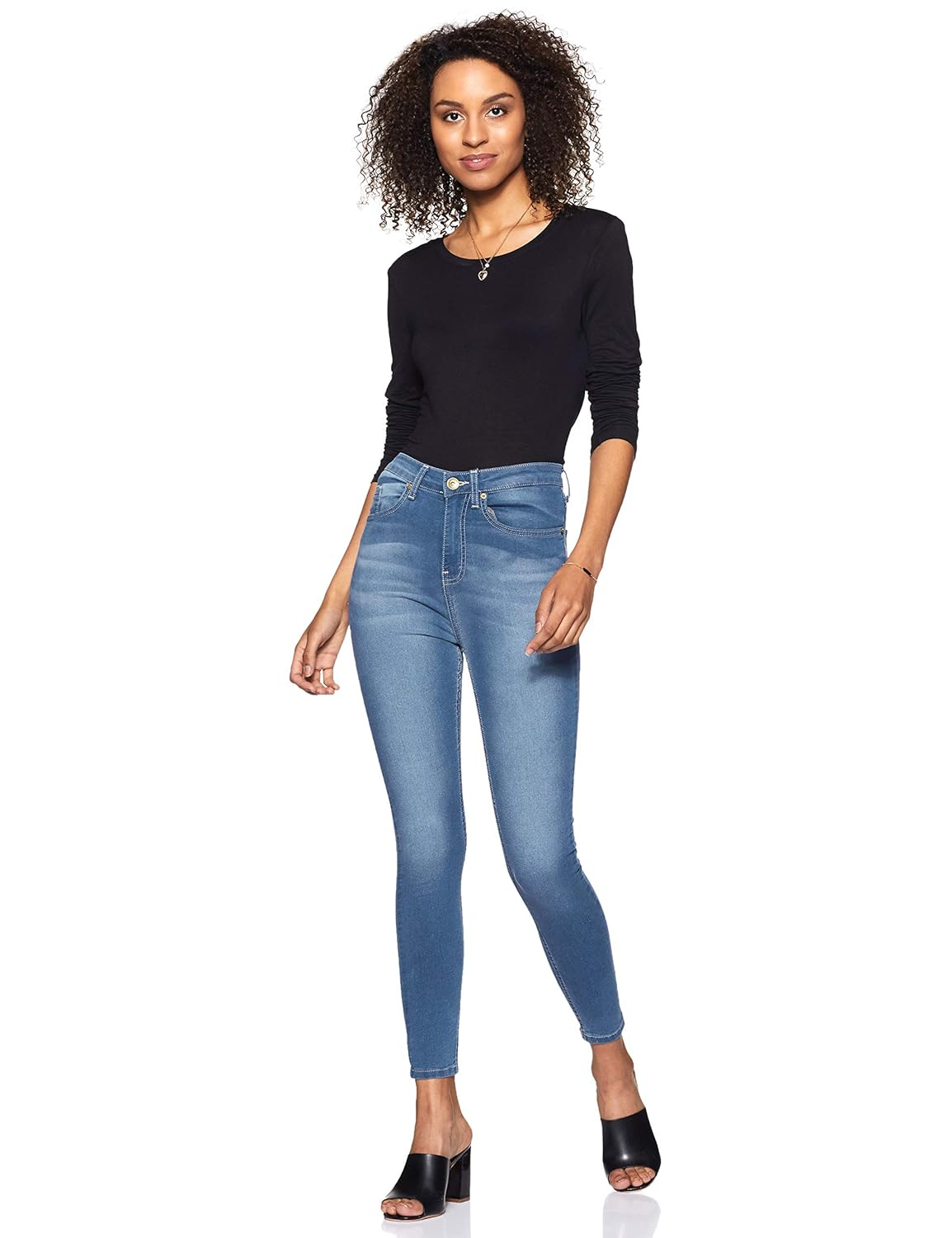 Women High-Rise Skinny Stretch Jeans - Image 6