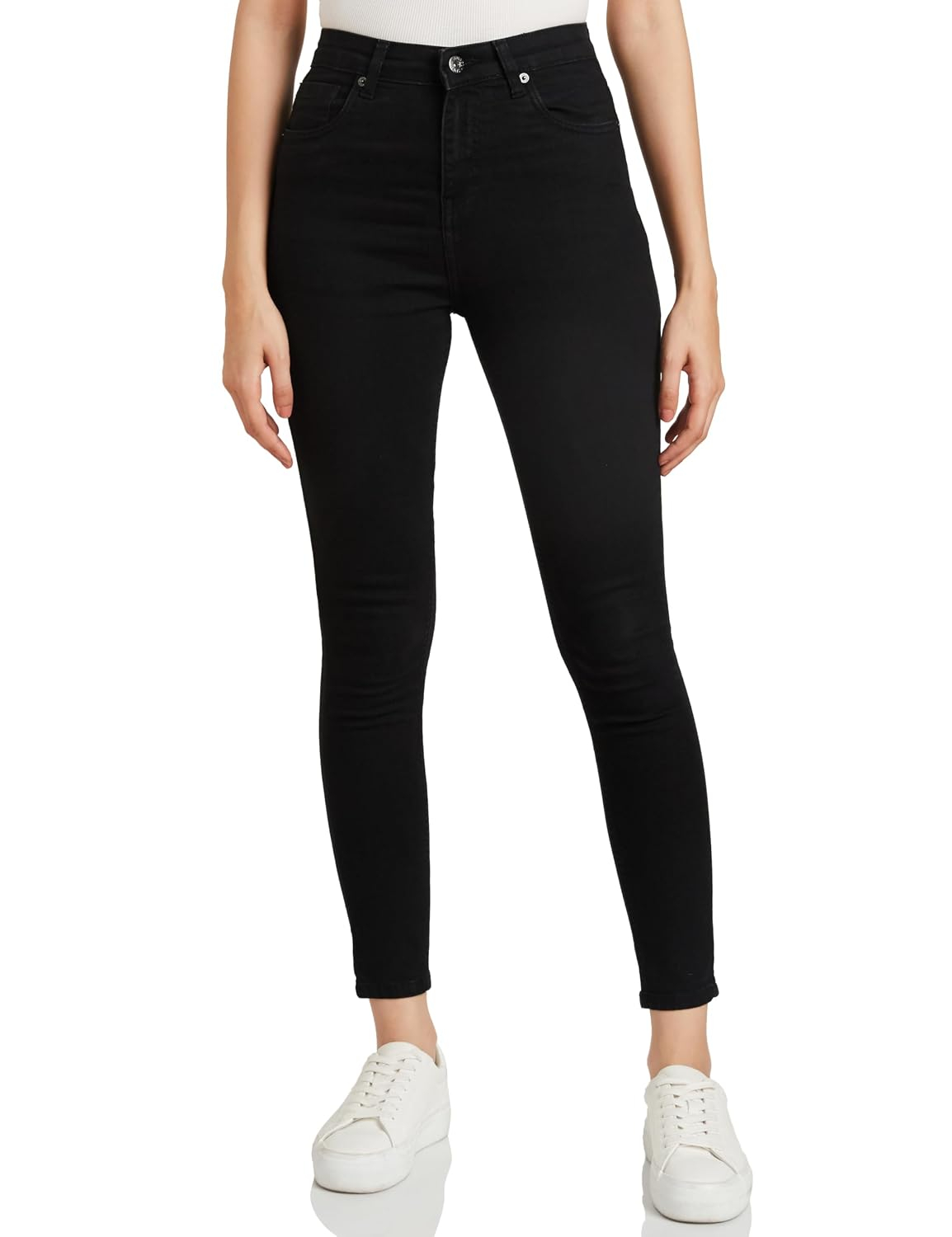 Women High-Rise Skinny Stretch Jeans - Image 7