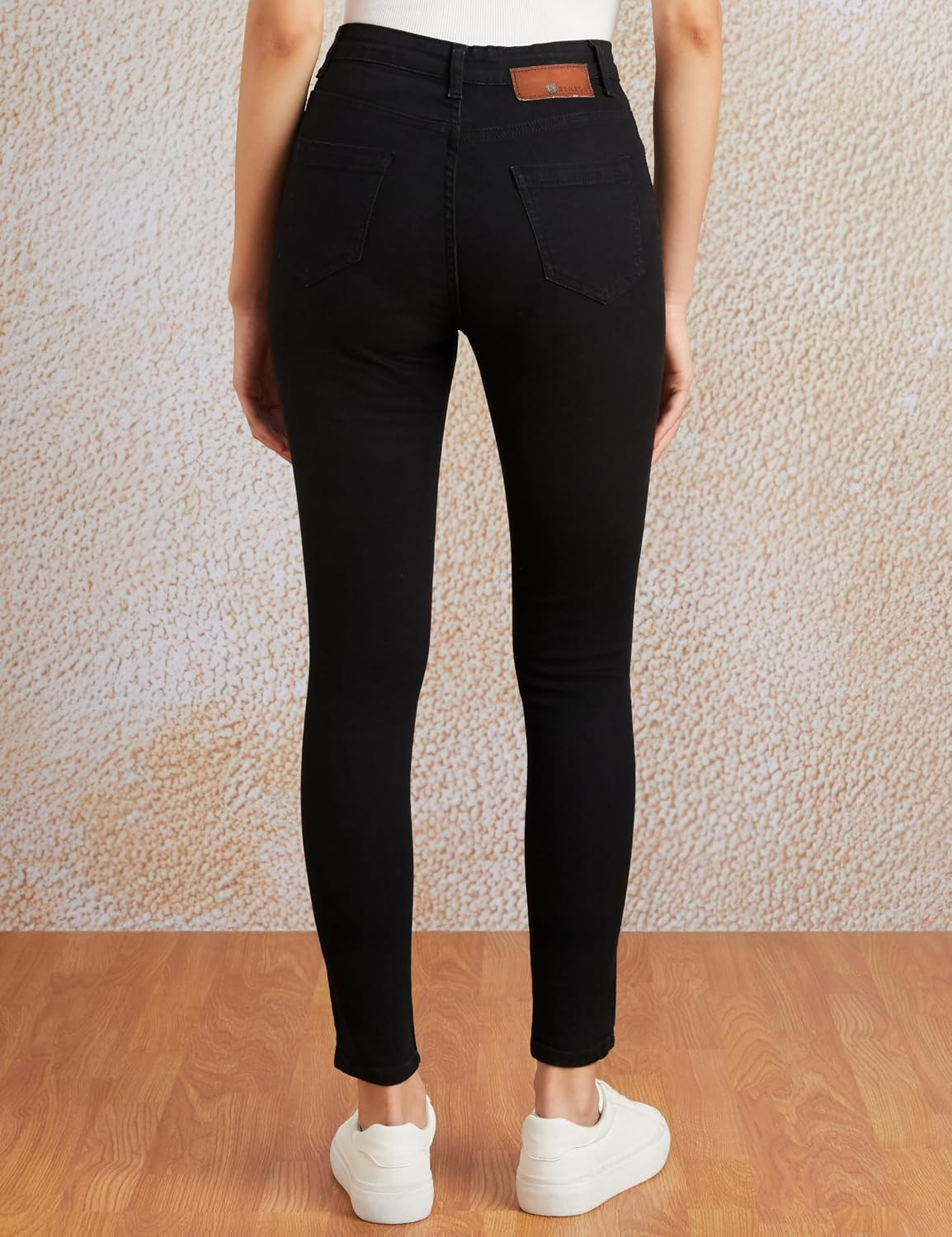 Women High-Rise Skinny Stretch Jeans - Image 8