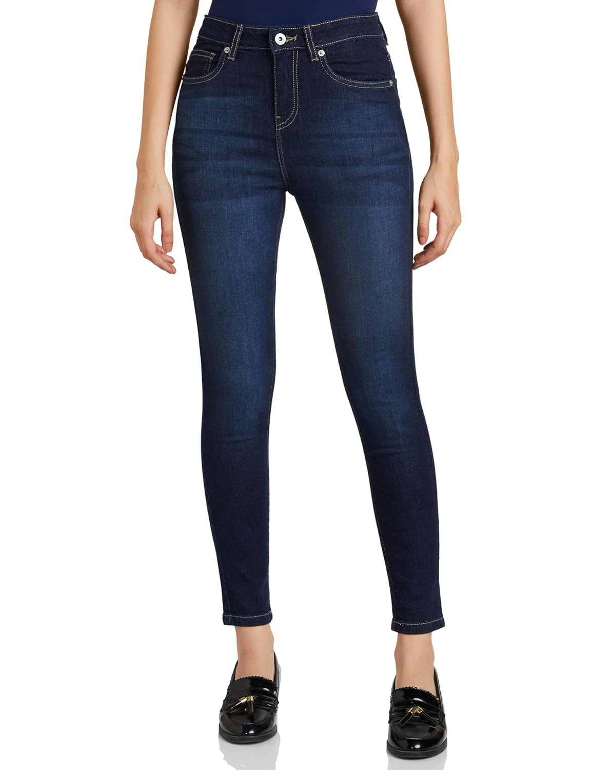 Women High-Rise Skinny Stretch Jeans - Image 13