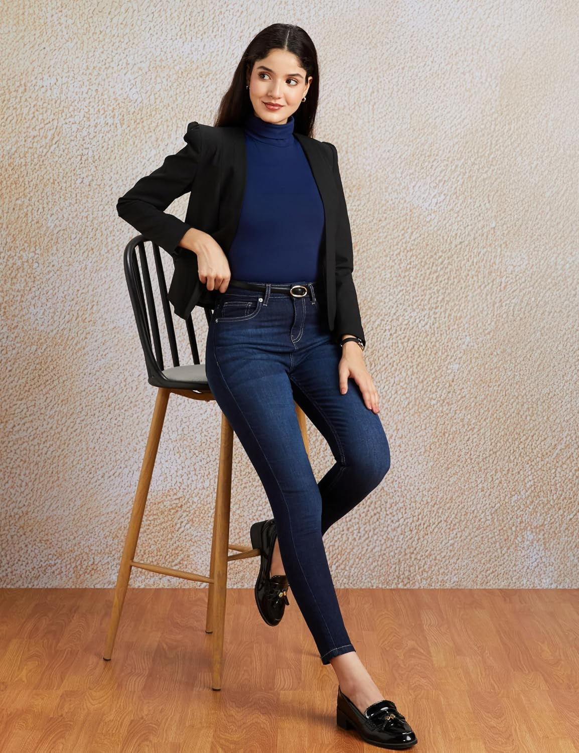 Women High-Rise Skinny Stretch Jeans - Image 15