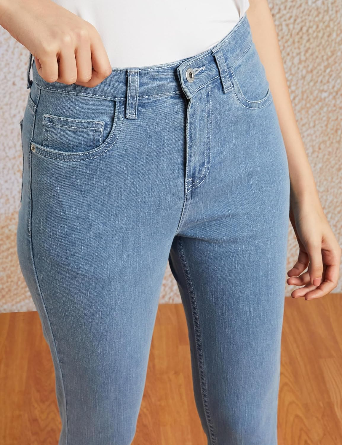 Women High-Rise Skinny Stretch Jeans - Image 22