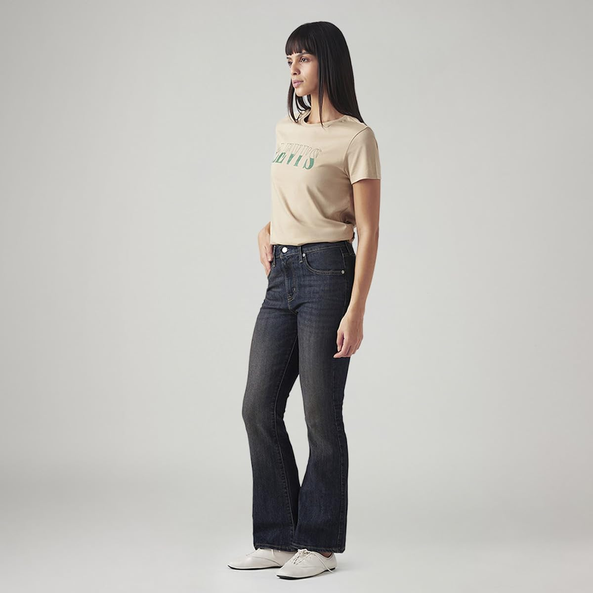 Women High-Rise Flared Fit Jeans - Image 3