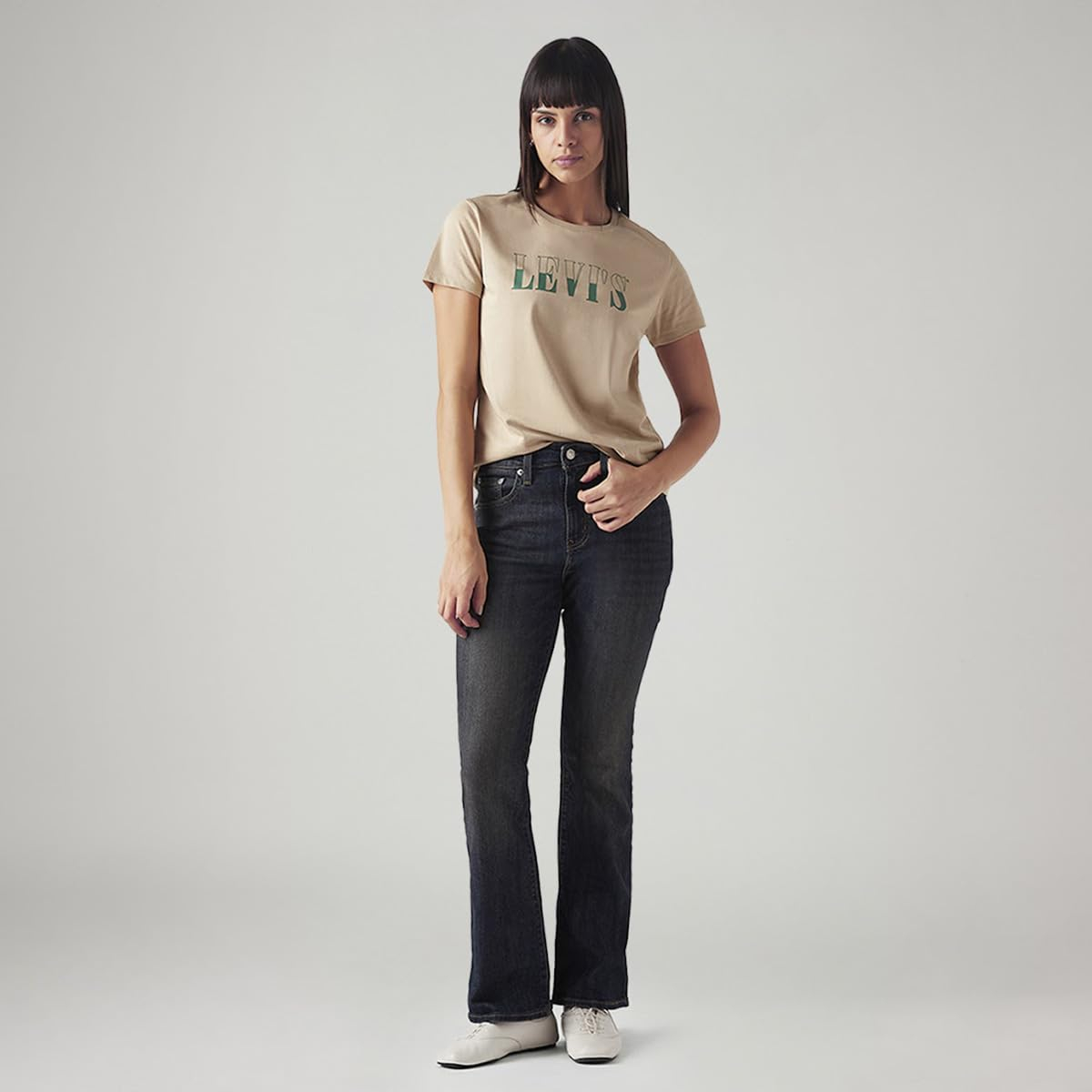 Women High-Rise Flared Fit Jeans - Image 5