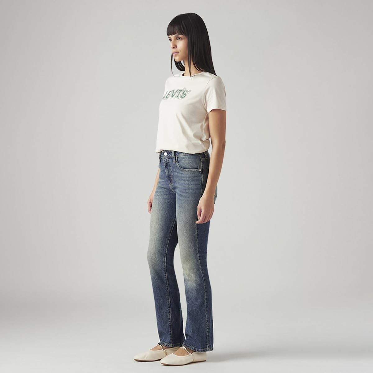 Women High-Rise Flared Fit Jeans - Image 18