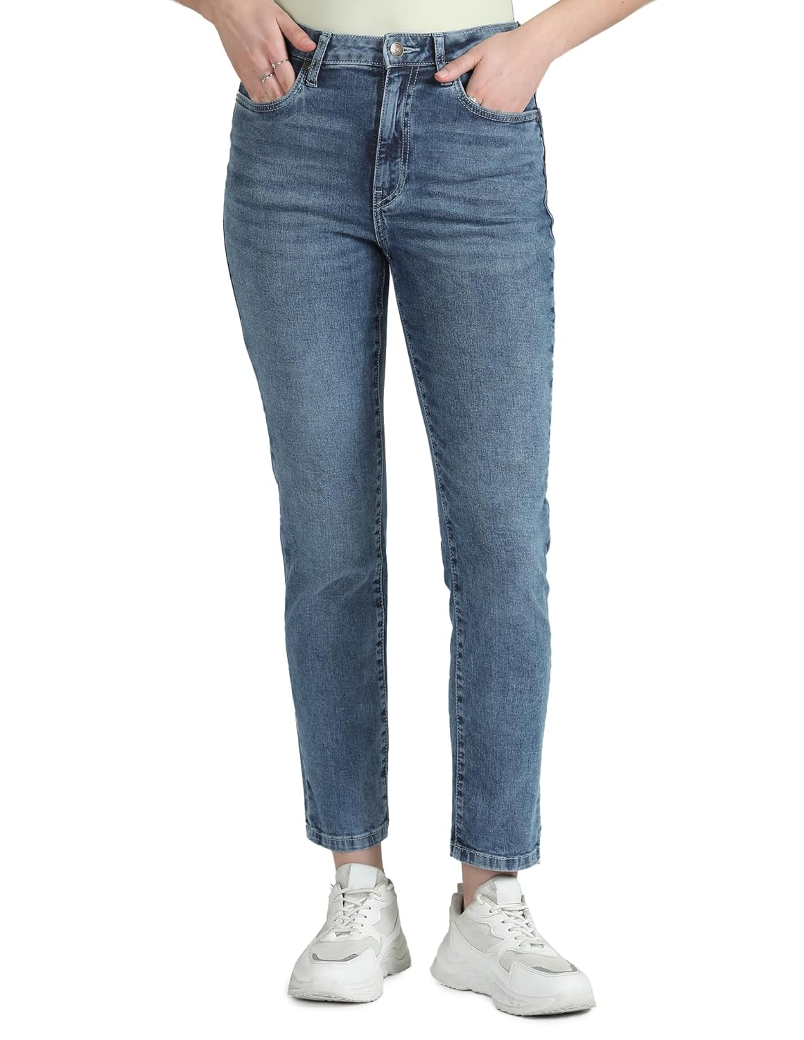 Women Slim Fit High-Rise Denim Jeans