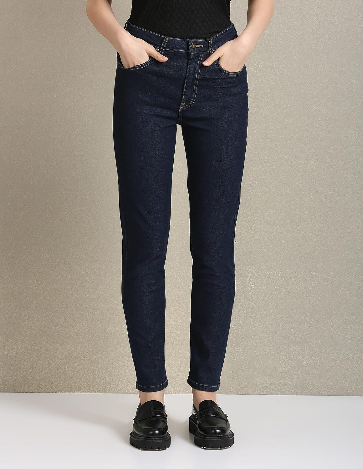 Women Slim Fit High-Rise Denim Jeans - Image 8