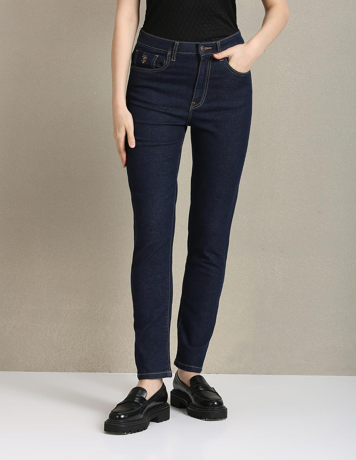 Women Slim Fit High-Rise Denim Jeans - Image 11