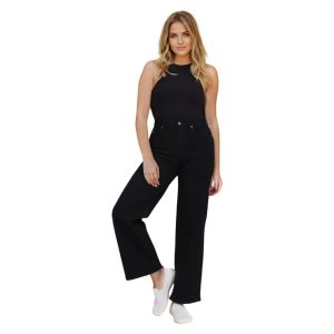 Women Loose Fit High-Rise Jeans