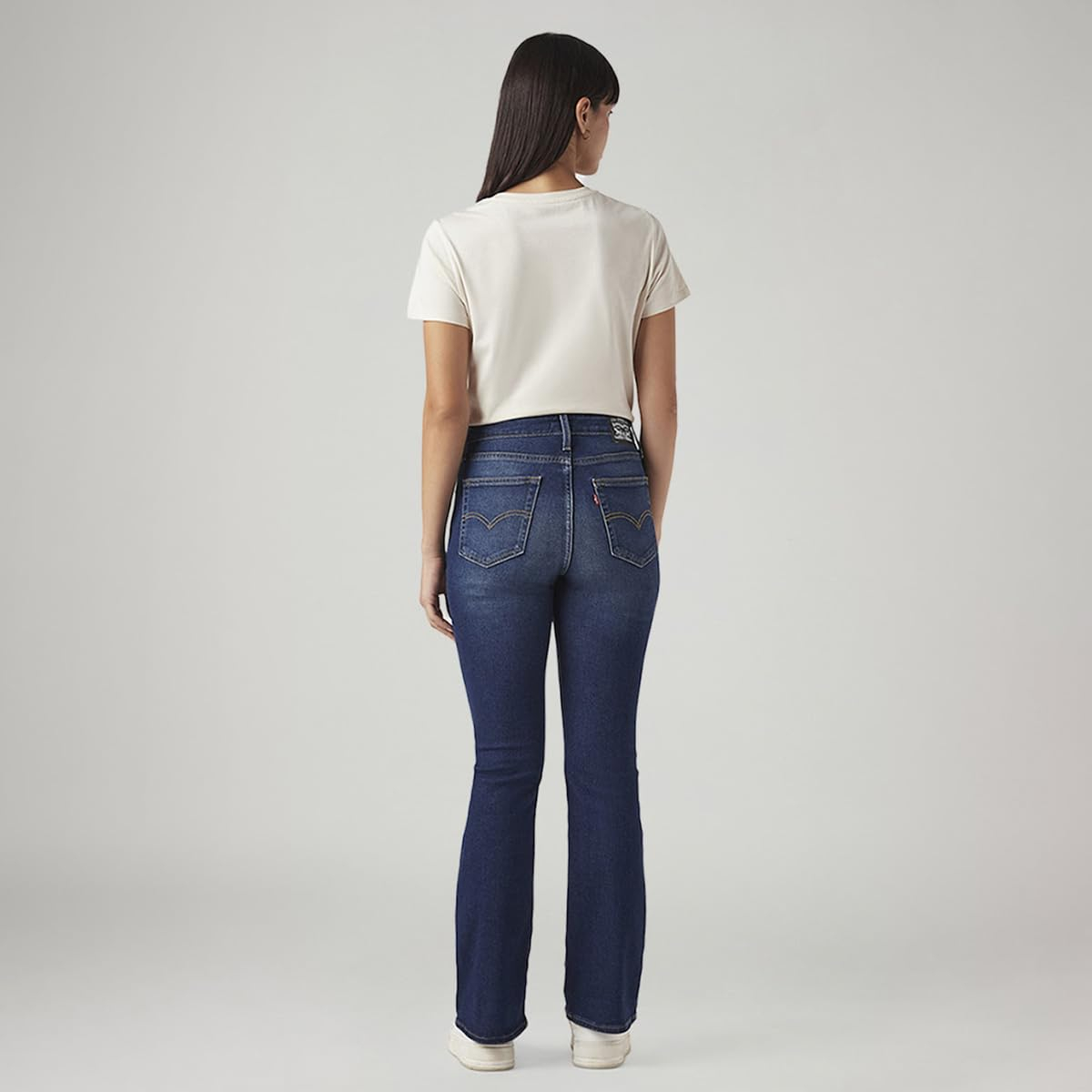 Women Blue High-Rise Flared Jeans - Image 2