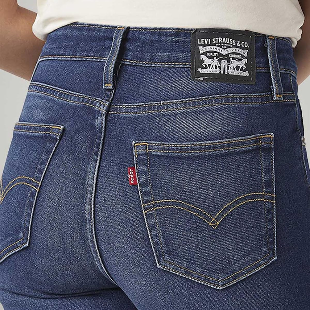 Women Blue High-Rise Flared Jeans - Image 4