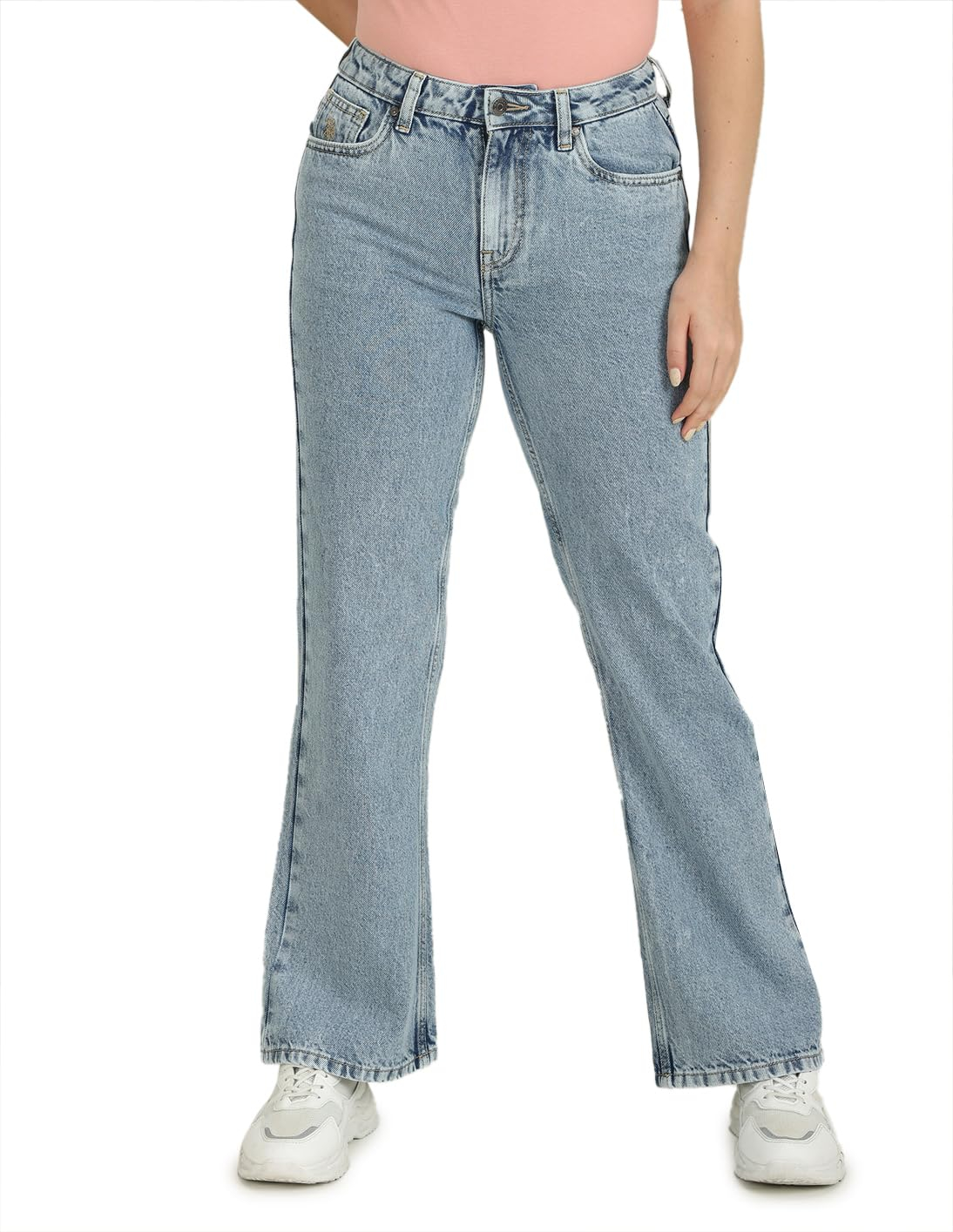 Women High-Rise Regular Fit Jeans - Image 3