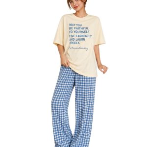 Women Full Sleeve Korean Style Night Suit Set