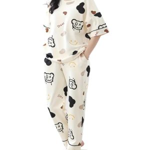 Women Full Sleeve Printed Night Suit Set