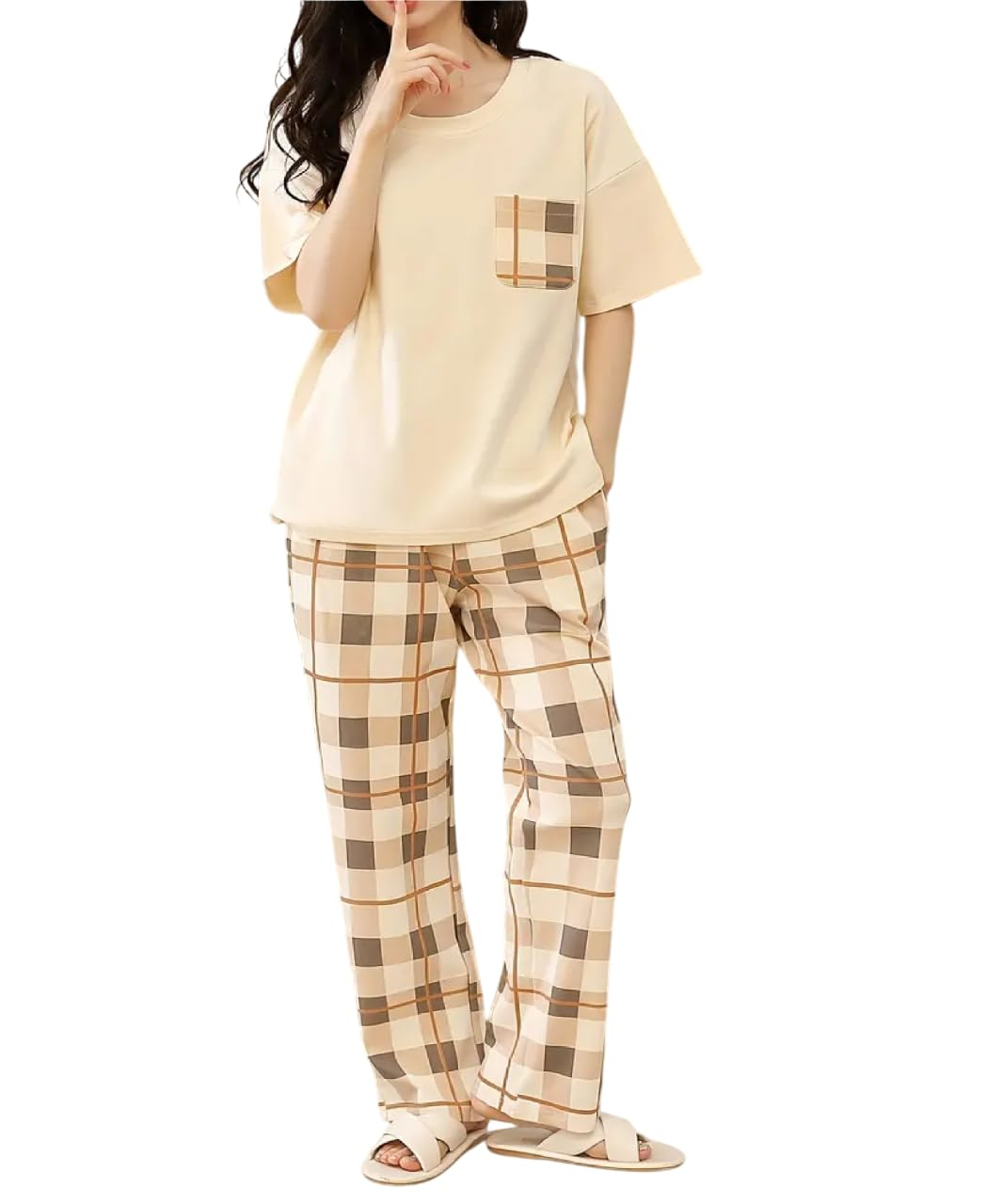 Women Full Sleeve Printed Night Suit Set - Image 22