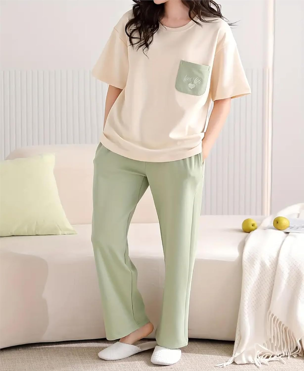 Women Full Sleeve Printed Night Suit Set - Image 29