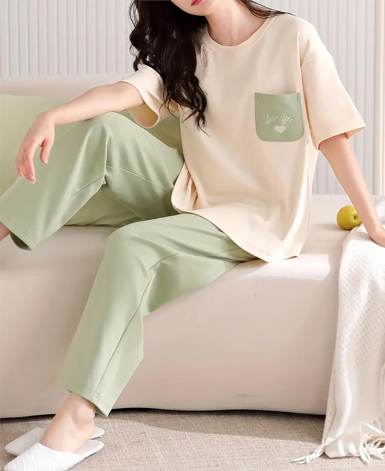Women Full Sleeve Printed Night Suit Set - Image 32