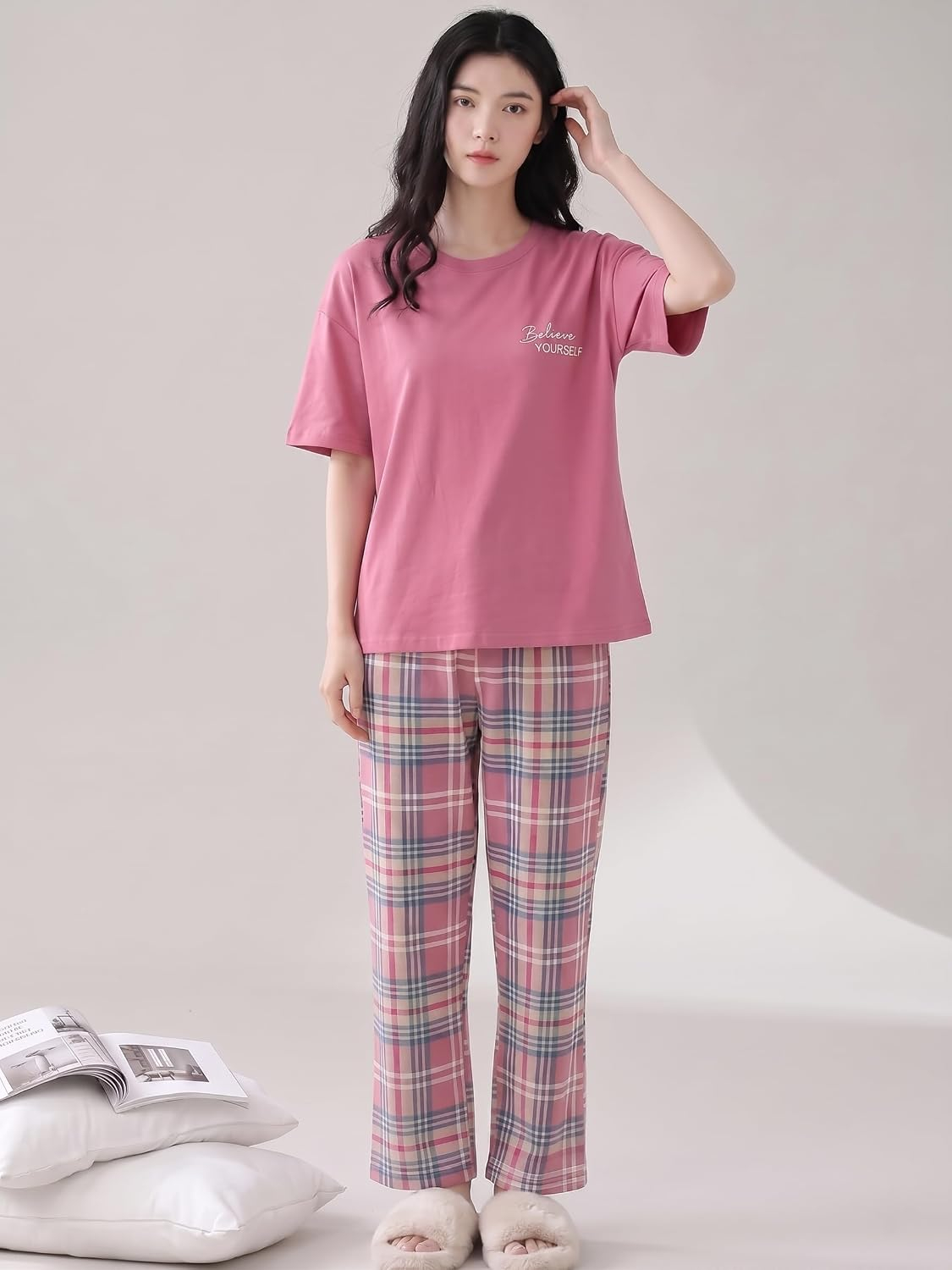 Women Cotton Blend Printed Night Suit Set - Image 14