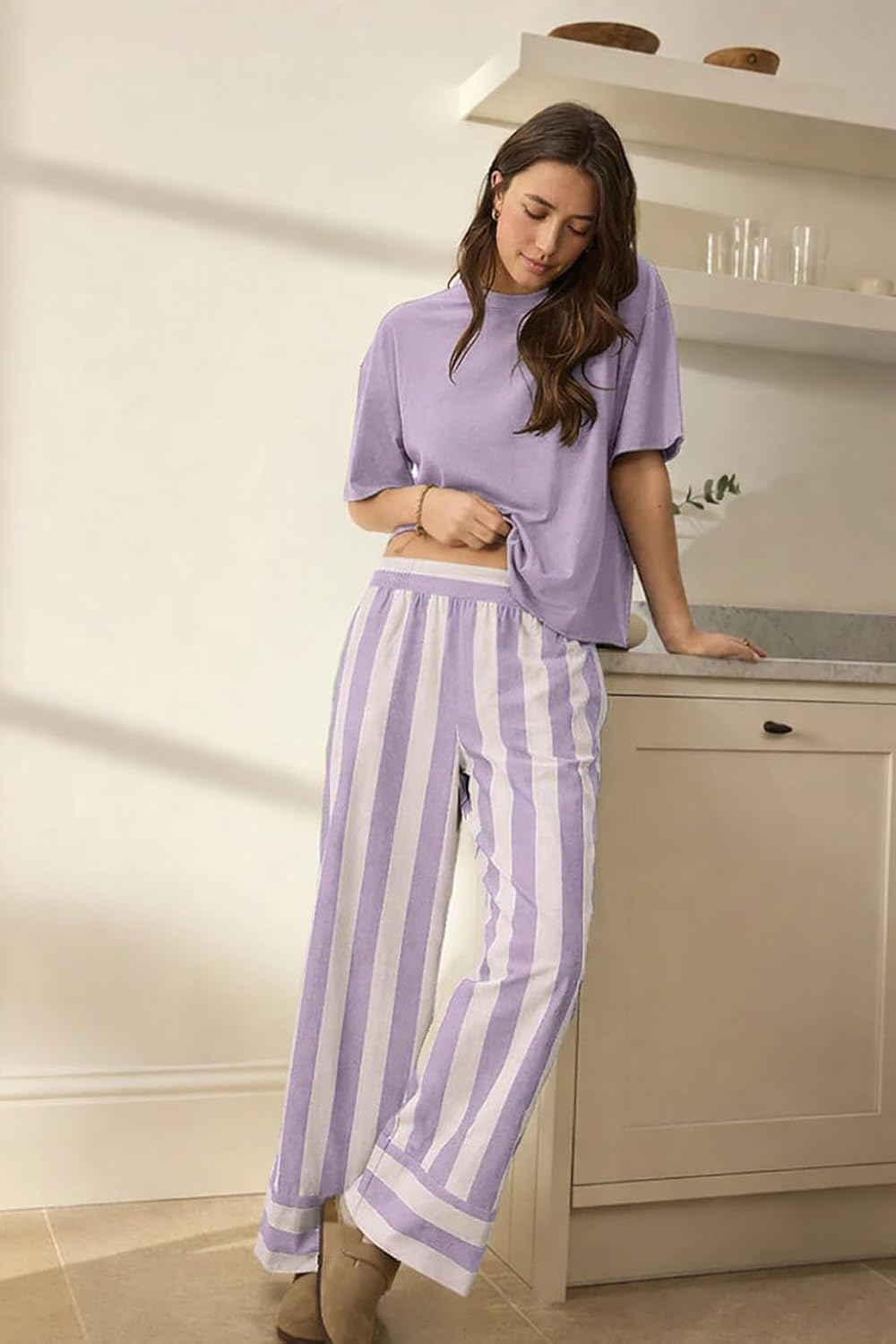 Women Cotton Blend Printed Night Suit Set - Image 20