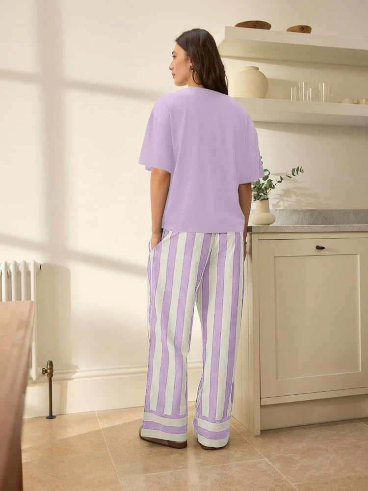Women Cotton Blend Printed Night Suit Set - Image 23