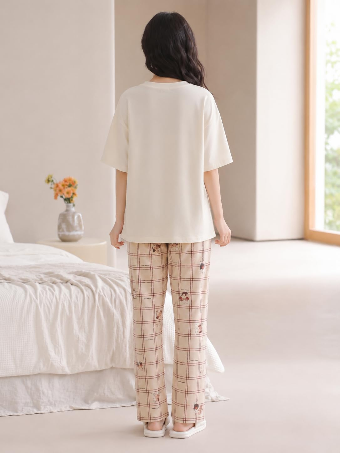 Women Cotton Blend Printed Night Suit Set - Image 30