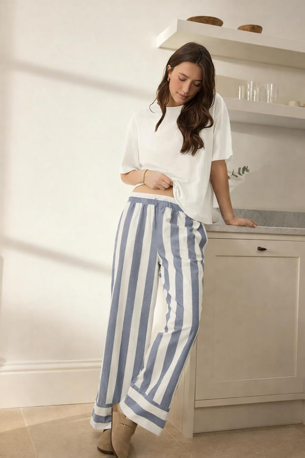 Women Cotton Blend Printed Night Suit Set - Image 52