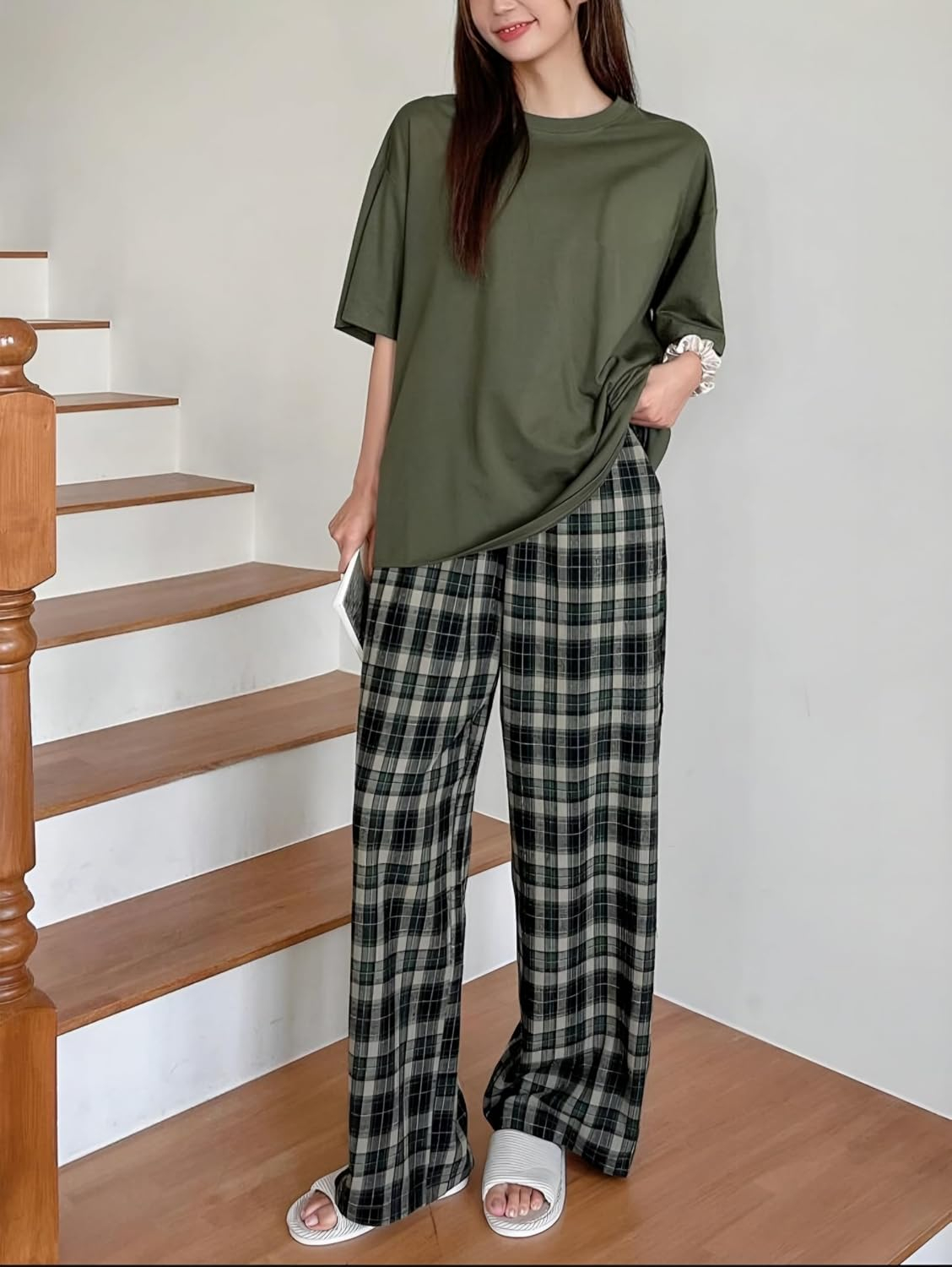 Women Round Neck Printed Nightsuit Set - Image 19