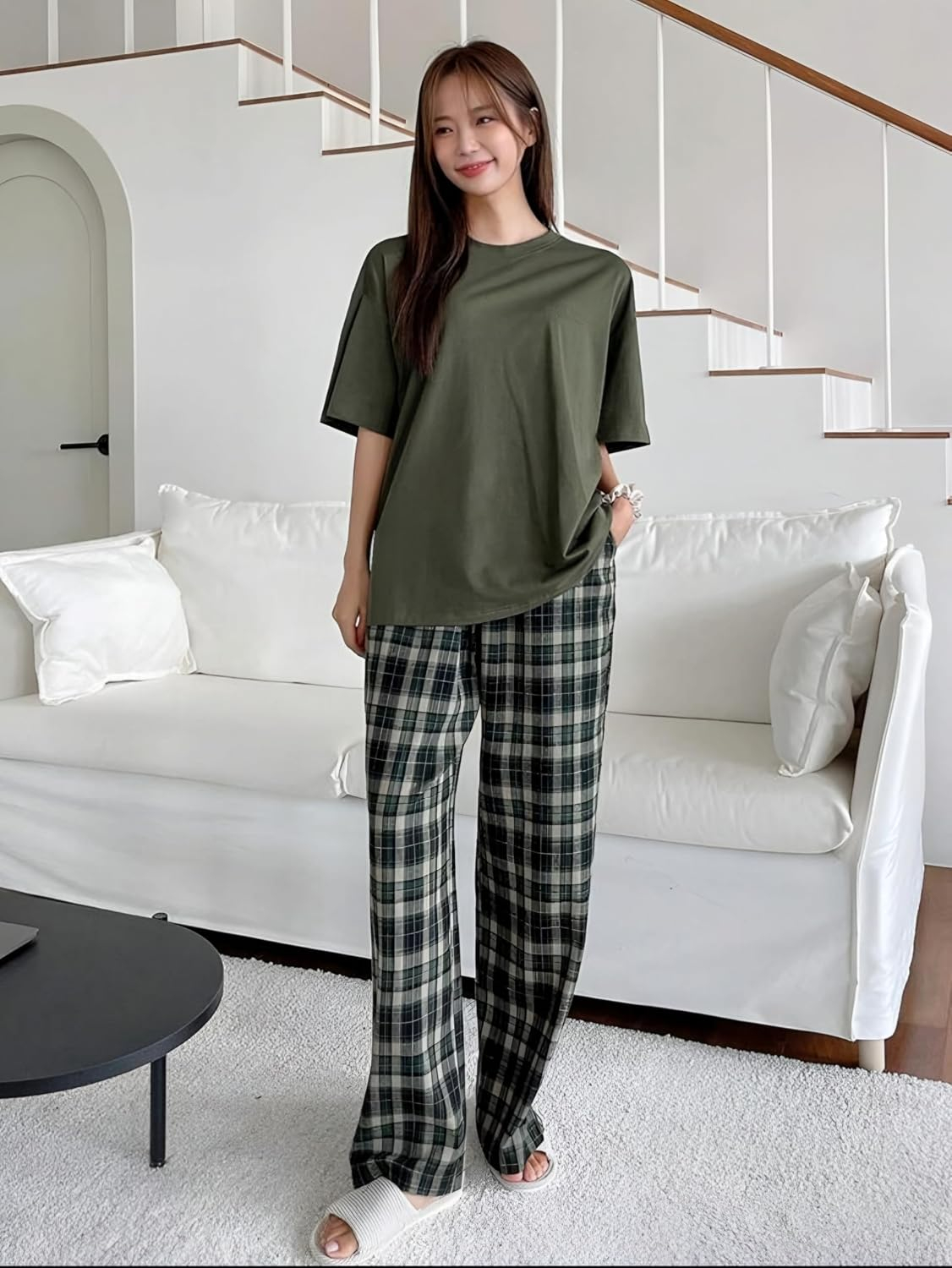 Women Round Neck Printed Nightsuit Set - Image 23