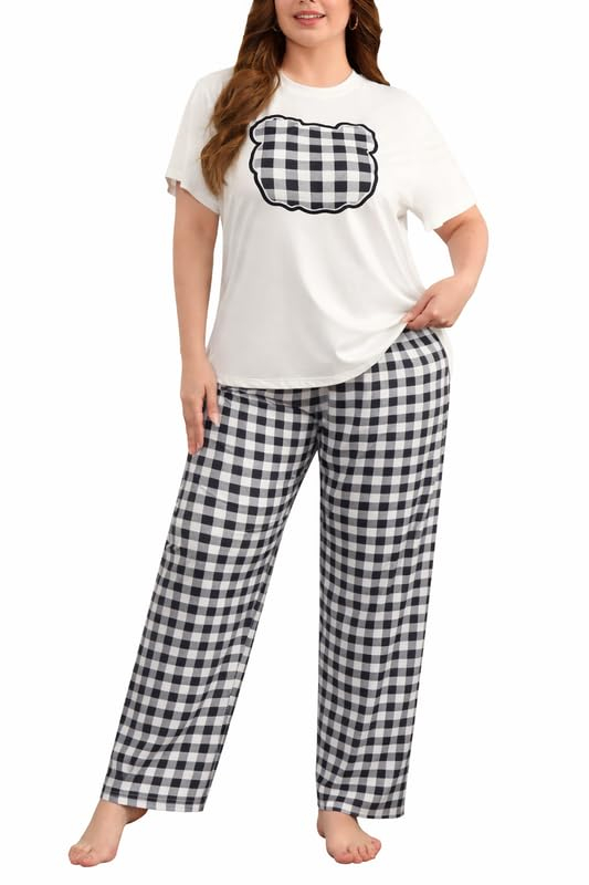 Women Round Neck Printed Nightsuit Set - Image 120