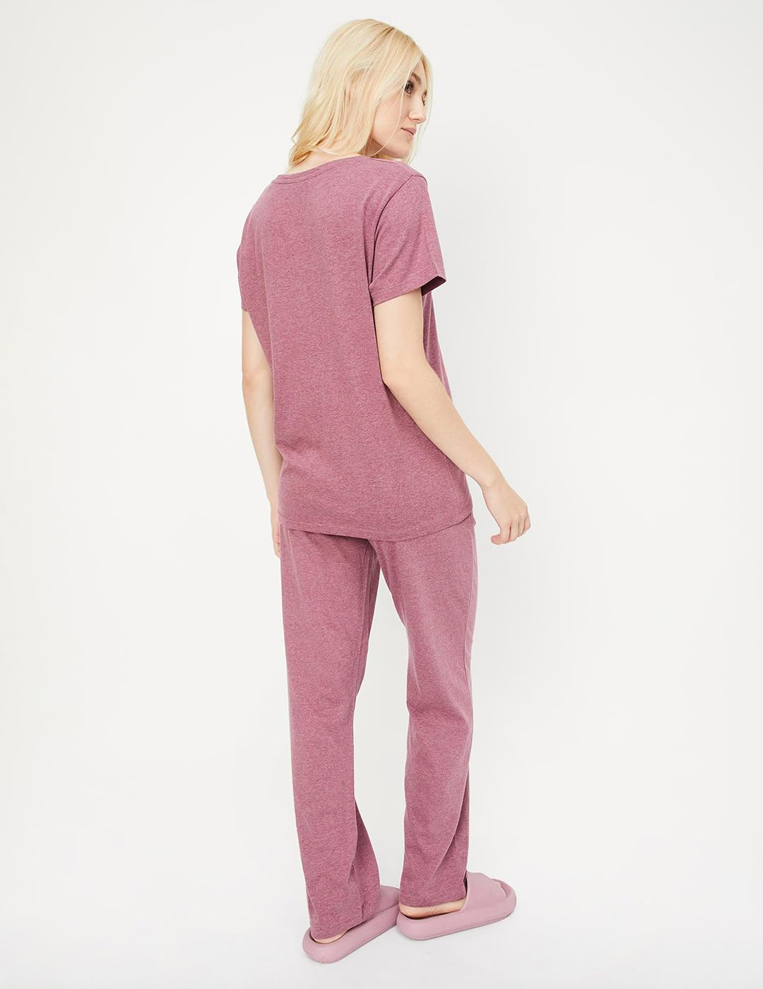 Women Printed Half Sleeve Cotton Pyjama Set - Image 9