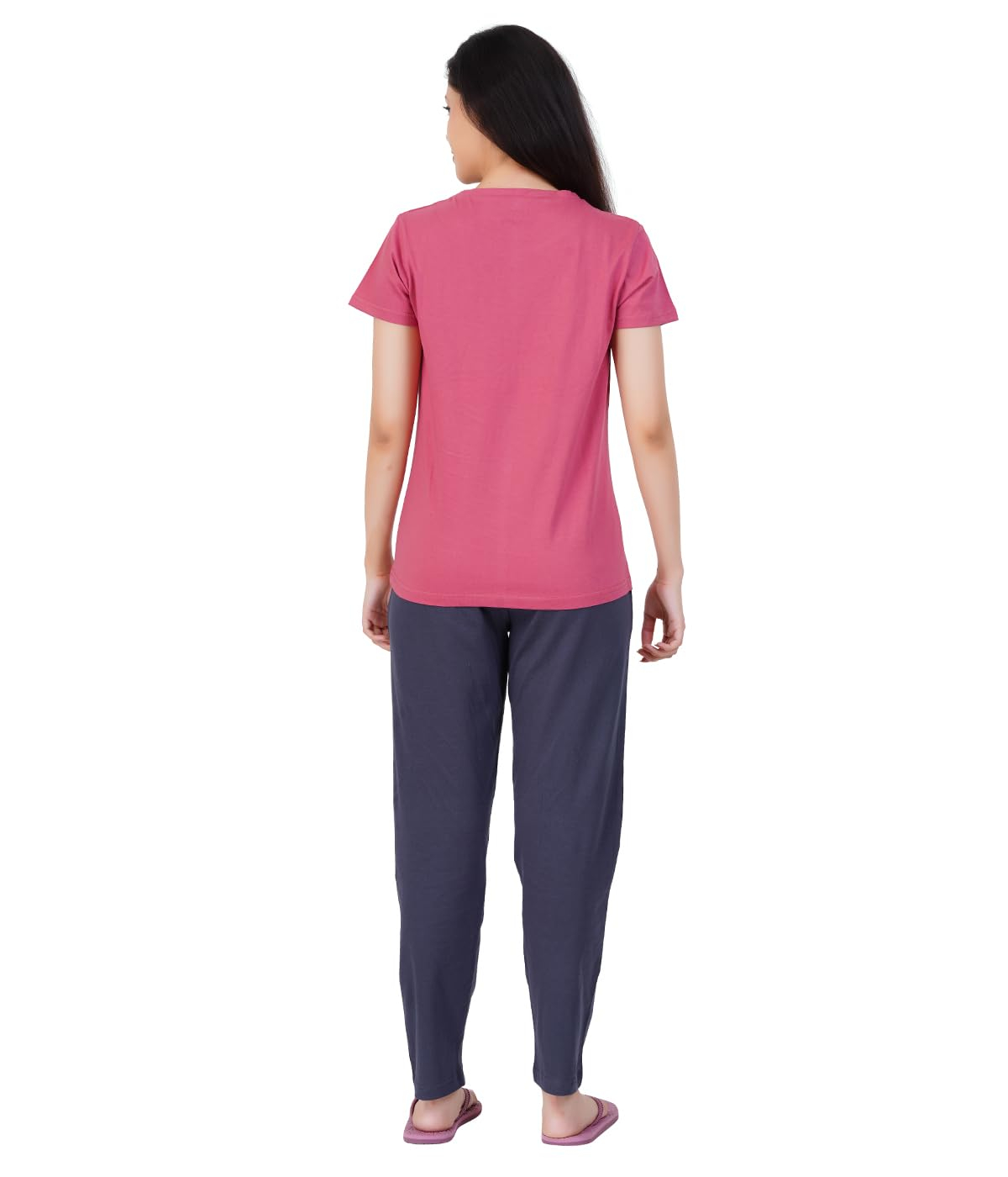 Women Premium Cotton Printed Night Suit Set - Image 18