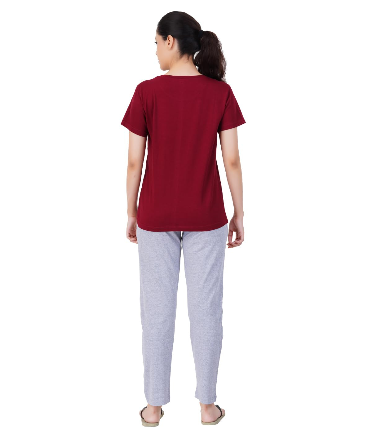 Women Premium Cotton Printed Night Suit Set - Image 31