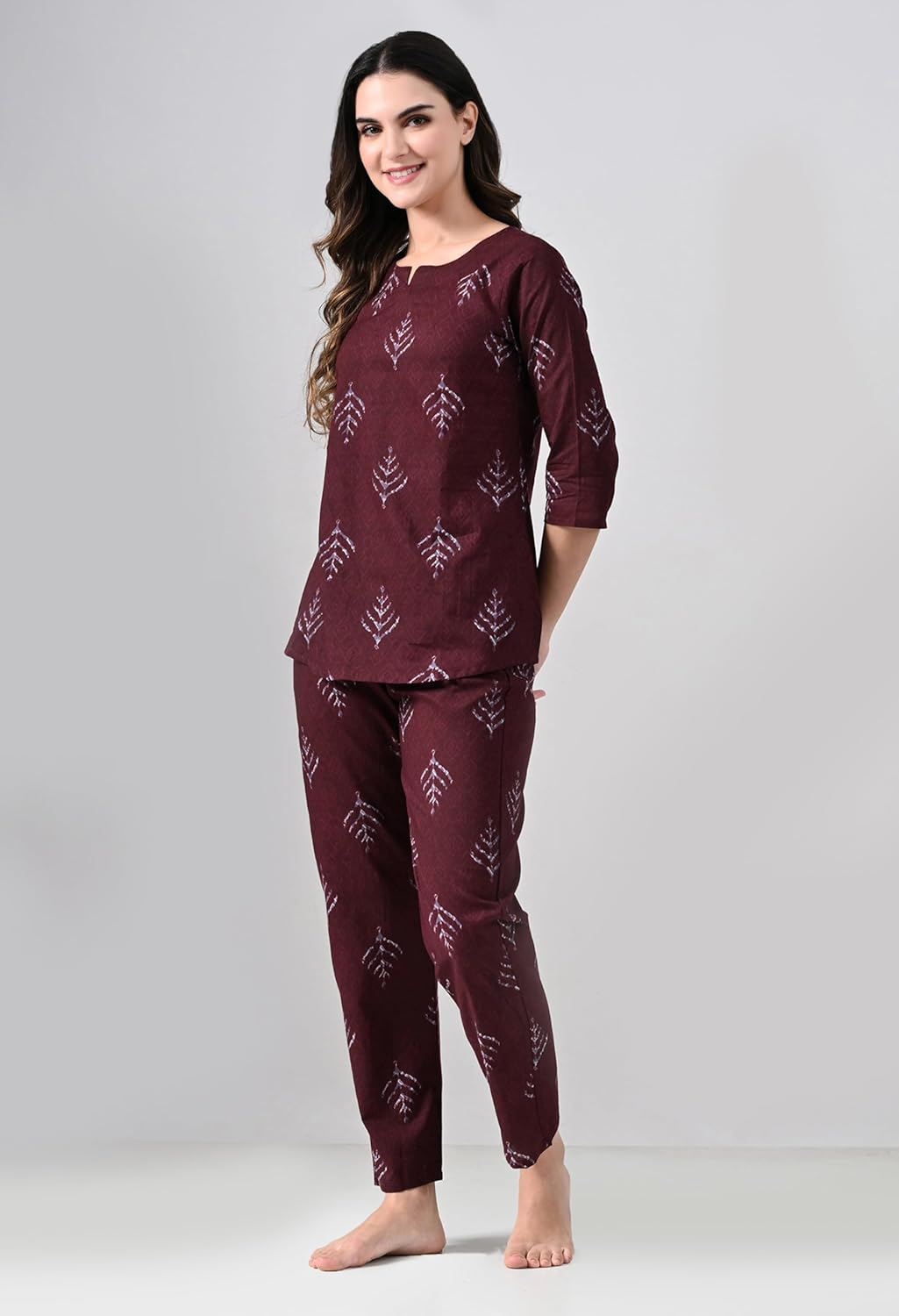 Women Soft Printed Night Suit Set - Image 5