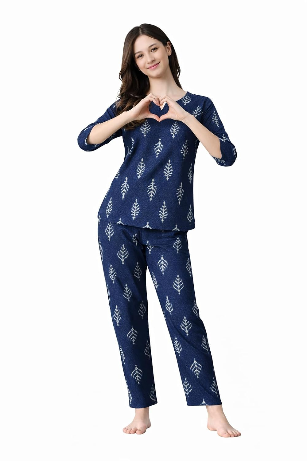 Women Soft Printed Night Suit Set - Image 6