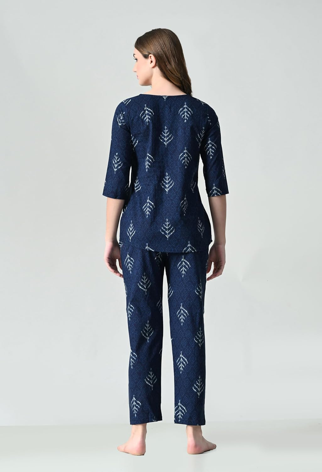Women Soft Printed Night Suit Set - Image 7