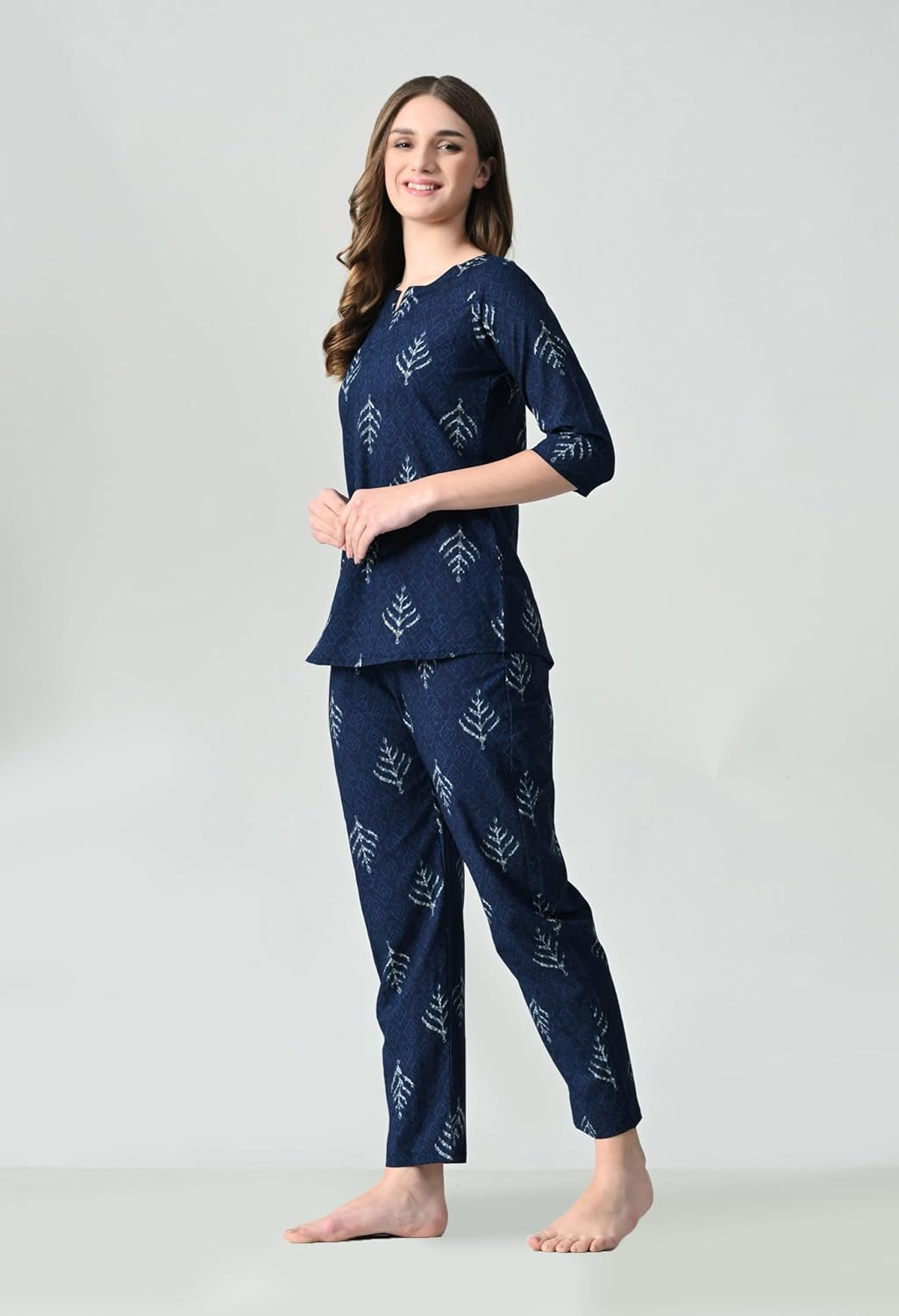 Women Soft Printed Night Suit Set - Image 8