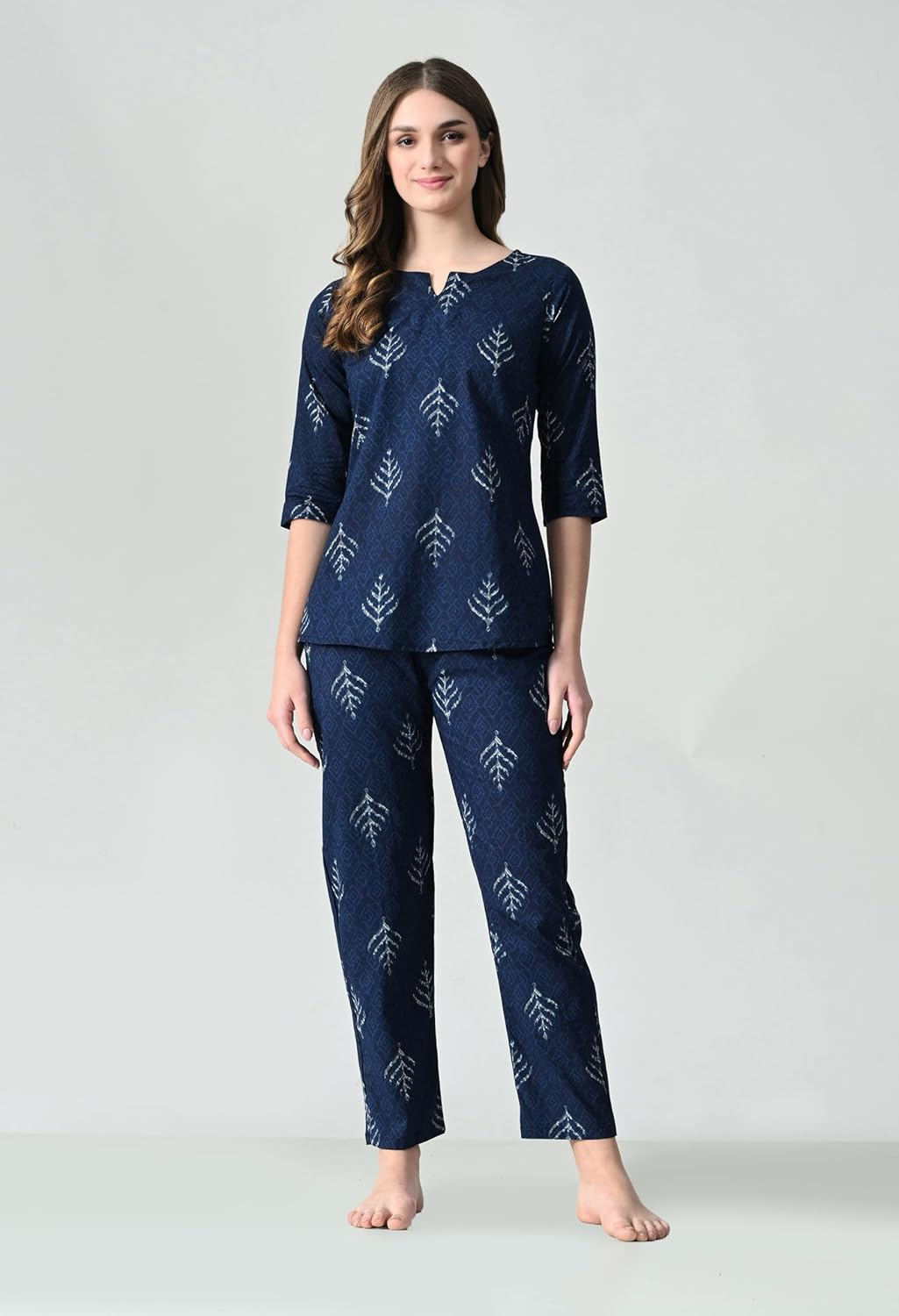 Women Soft Printed Night Suit Set - Image 10