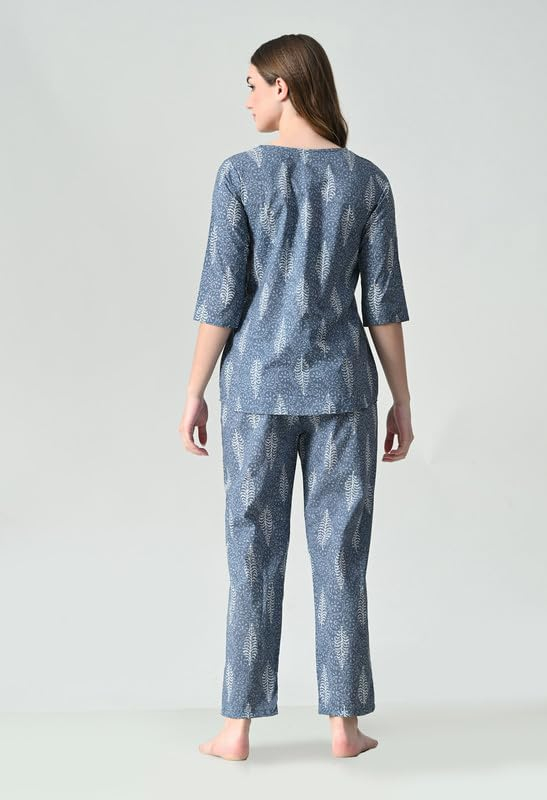 Women Soft Printed Night Suit Set - Image 14