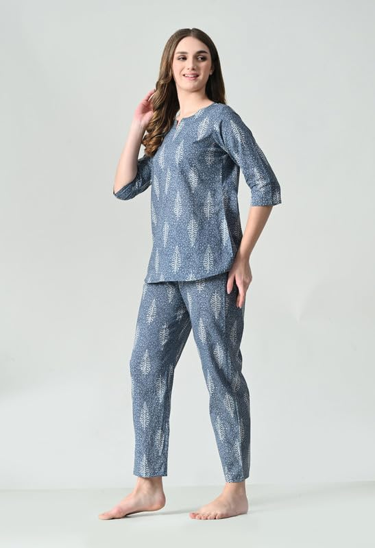 Women Soft Printed Night Suit Set - Image 15