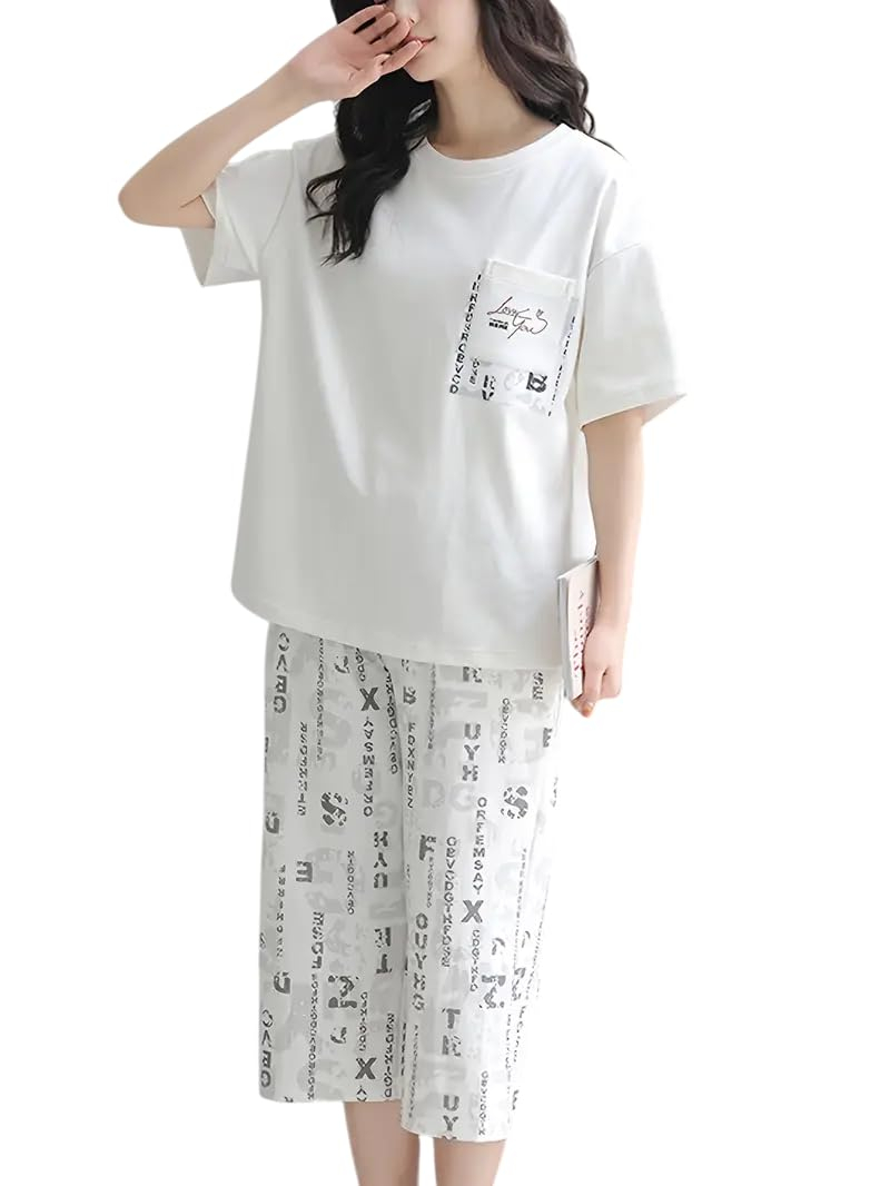 Women Printed Full Sleeve Lounge Night Suit Set - Image 7