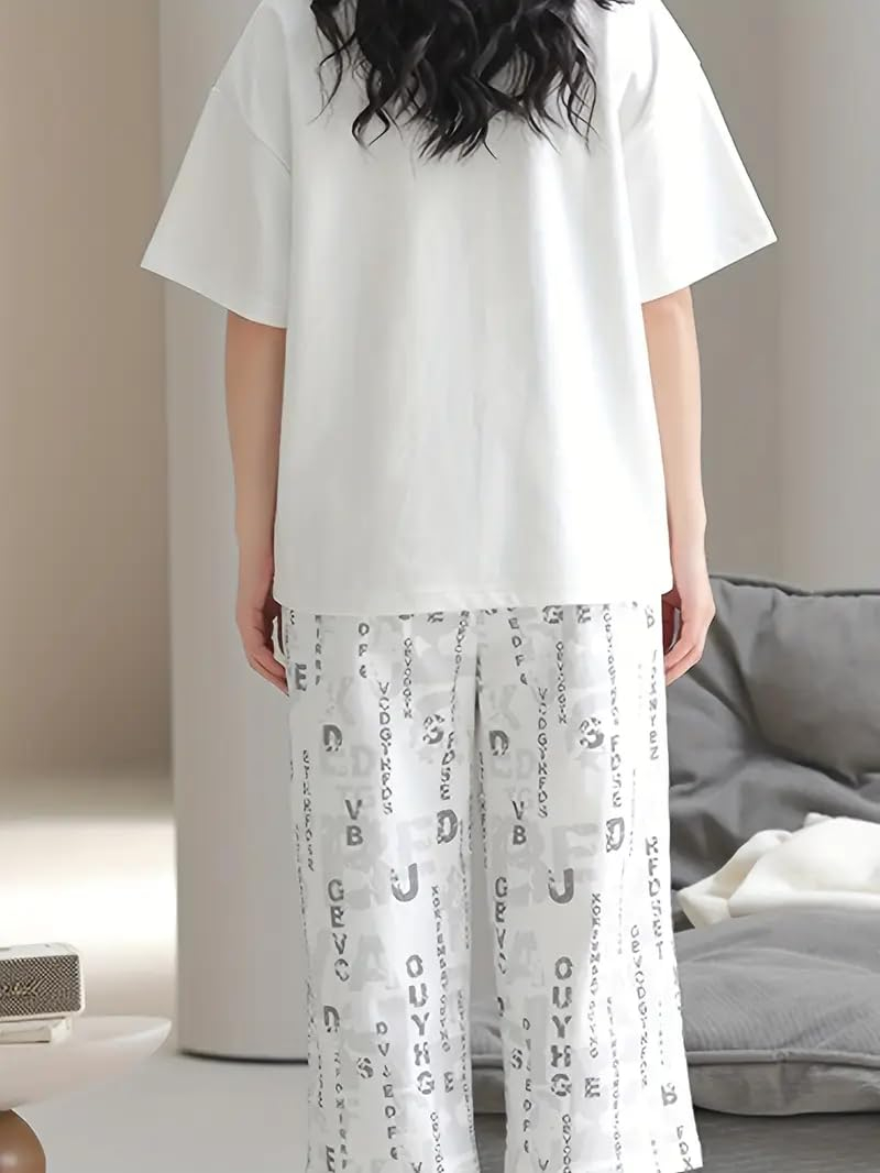 Women Printed Full Sleeve Lounge Night Suit Set - Image 9