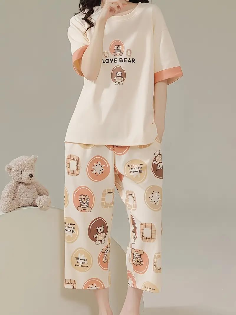 Women Printed Full Sleeve Lounge Night Suit Set - Image 14