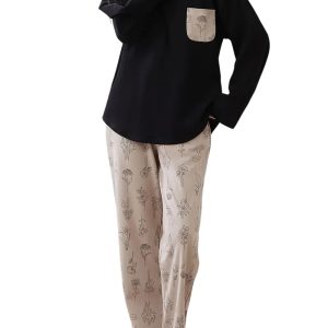 Women Full Sleeve Printed Pyjama Night Suit Set