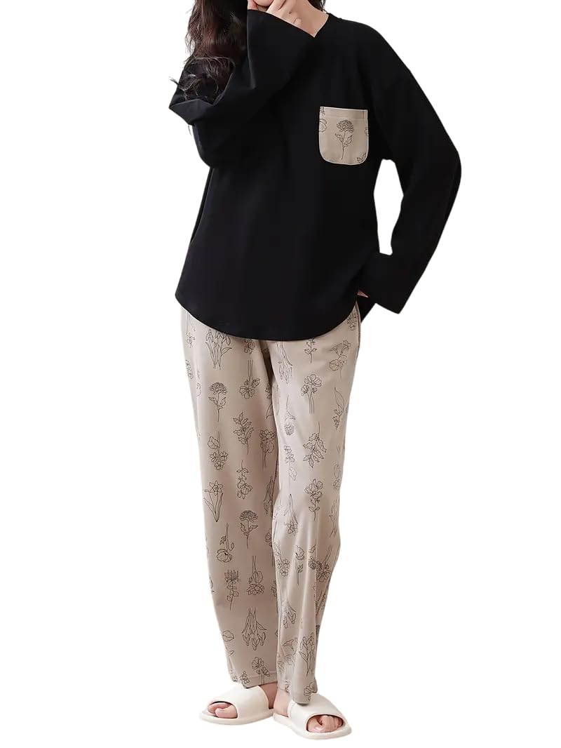 Women Full Sleeve Printed Pyjama Night Suit Set