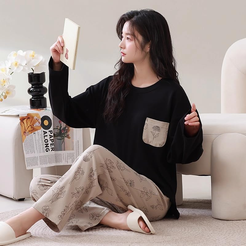 Women Full Sleeve Printed Pyjama Night Suit Set - Image 2