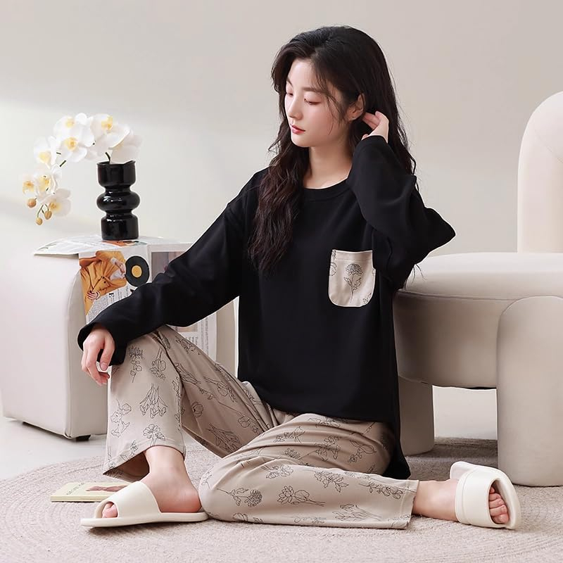 Women Full Sleeve Printed Pyjama Night Suit Set - Image 3