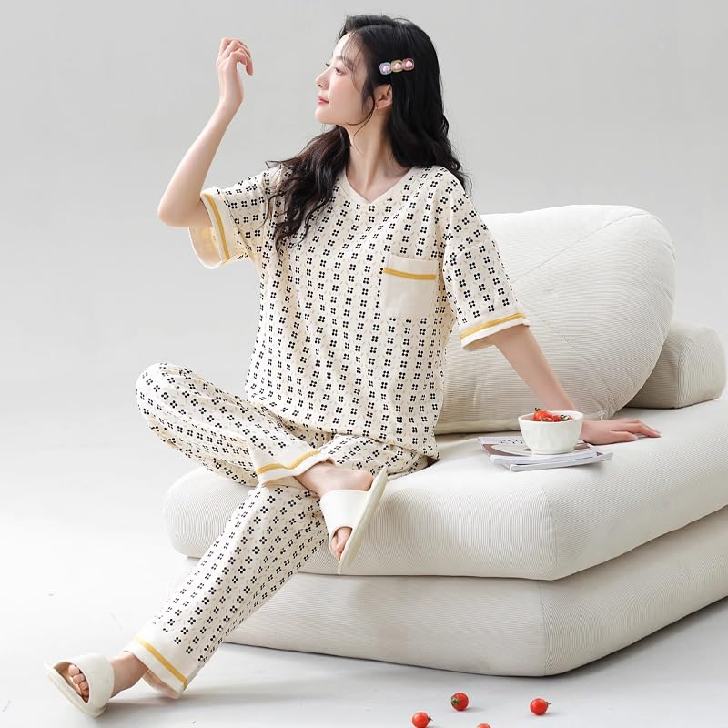 Women Full Sleeve Printed Pyjama Night Suit Set - Image 25