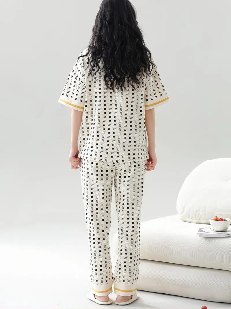 Women Full Sleeve Printed Pyjama Night Suit Set - Image 28