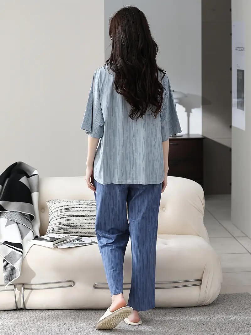 Women Full Sleeve Printed Pyjama Night Suit Set - Image 46