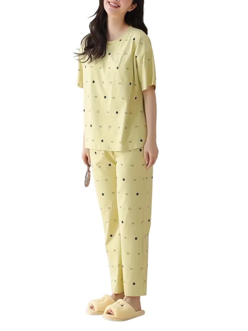 Women Full Sleeve Printed Pyjama Night Suit Set - Image 55